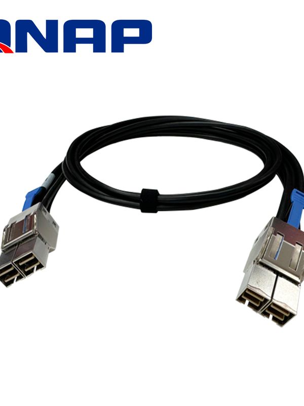Cable Qnap Cab-pcie10m-8644-8x / Para Pcie Jbod / Compatible Solo Con Tl-rx00pes-rp Y Qxp-3x8pes / Conexion Sff-8644 8x A Sff-8644 8x / Longitud 1 M