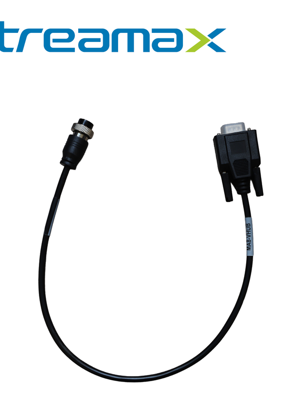 Cable De Conexion Meriva Streamax Ma8-vhub / Hembra 8pin + Macho Vga / 40cm / Compatible Con Mdvr De Serie A8pro