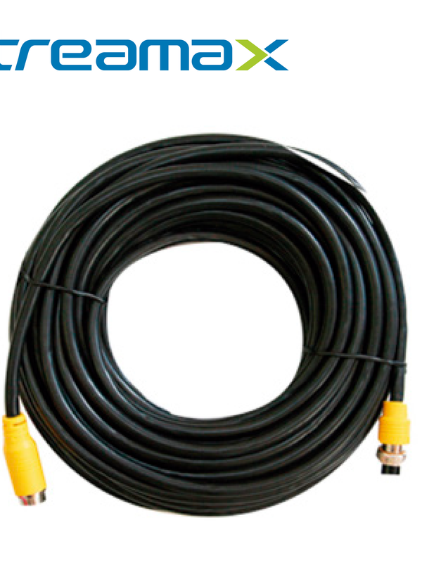 Cable Din De Aviacion Streamax Mcbip110 / 6 Pines / 11 Metros / Compatible Con Camaras Ip