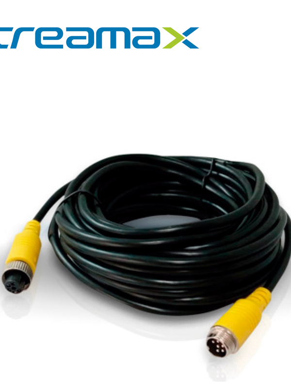Cable Din De Aviacion Streamax Mcbip330 / 6 Pines / 33 Metros / Compatible Con Camaras Ip
