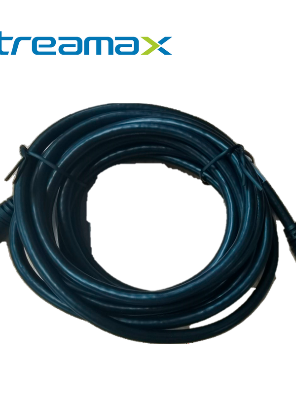 Cable Extensor M12 De 12 Pines Streamax Mc46-4m / Un Extremo Conector Macho  M12 De 12 Pines (tipo A) Y Otro Extremo Conector Hembra M12 De 12 Pines (tipo A) / 4 Metros