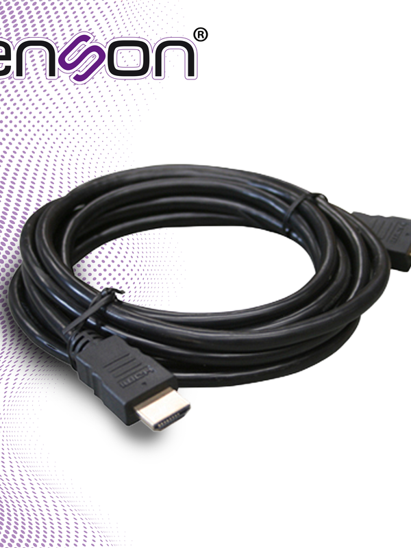 Cable De Video Hdmi Enson Ens-hdmicb5m 5mt Macho-macho Version 1.2 Recomendado Para Sistemas De Video Vigilancia