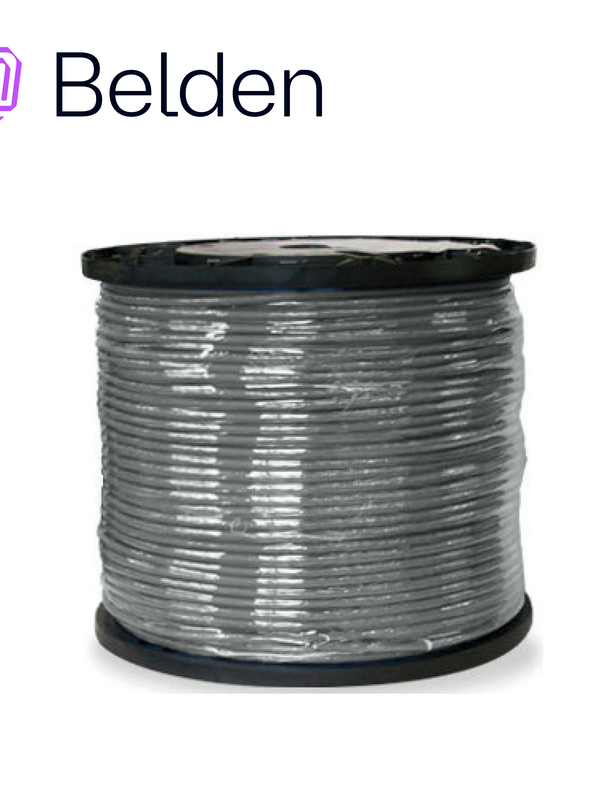 Cable De Seguridad Y Sonido Belden 5506fe 0081000 / Interior / Gris / 8 Conductores / 22 Awg / Forro Pvc / Cmr / Blindado / Bobina / 1,000 Pies 305 Metros