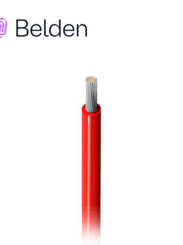 Cable Electrico Belden 39116 013100 / Interior / Azul / 1 Conductor / 16awg / Multifilar / Forro Ppo  / Cobre Estañado / Bobina En Caja / 100 Pies 30 Metros