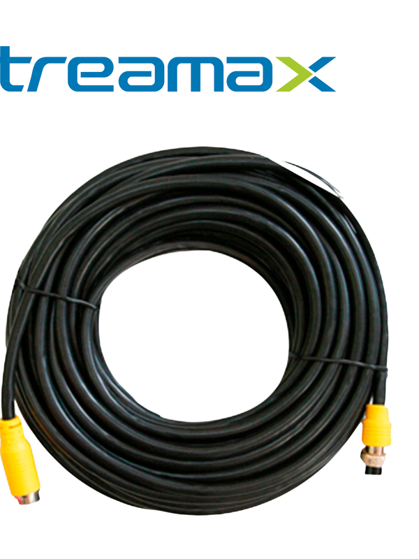 Cable Din De Aviacion Streamax Mcbip90 / 6 Pines / 9 Metros / Compatible Con Camaras Ip