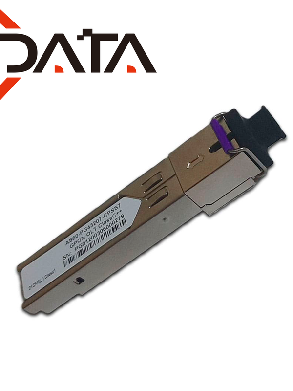 Modulo Sfp As60-pg43207-cpss7 C-data / Gpon Clase C++ / Conector Sc/apc / Transmision Hasta 2.488 Gbps / Alcance Hasta 20 Km / Diseñado Para Olts Gpon / Cumple Especificaciones Itu-t G.984.2