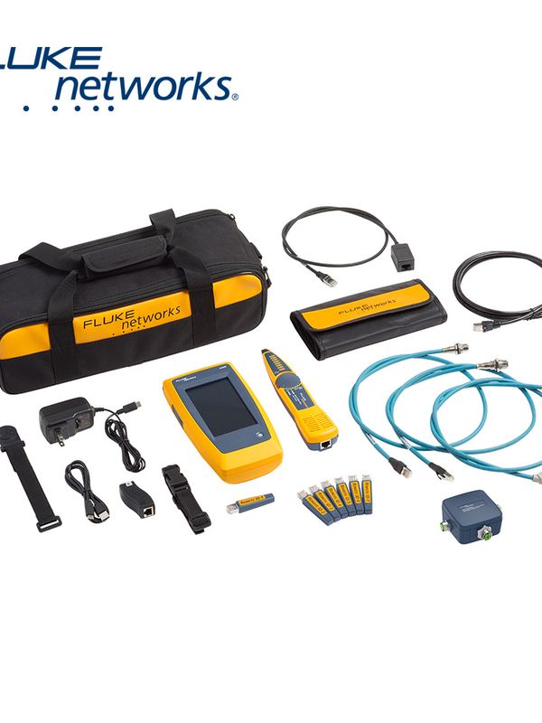 Tester De Cables Y De Red Linkiq Fluke Networks Liq-kit-ie Con Adaptador Multiconector Con Correa Magnetica, Identificaciones Remotas Rj45 No.1 A 7 Con Maletin, Sonda Intellitone Incluye Patch Cord Rj45/m12x, Patch Cord Rj45/m12d, Patch Cord Rj45/m8d Adaptador Modular Rj45/11