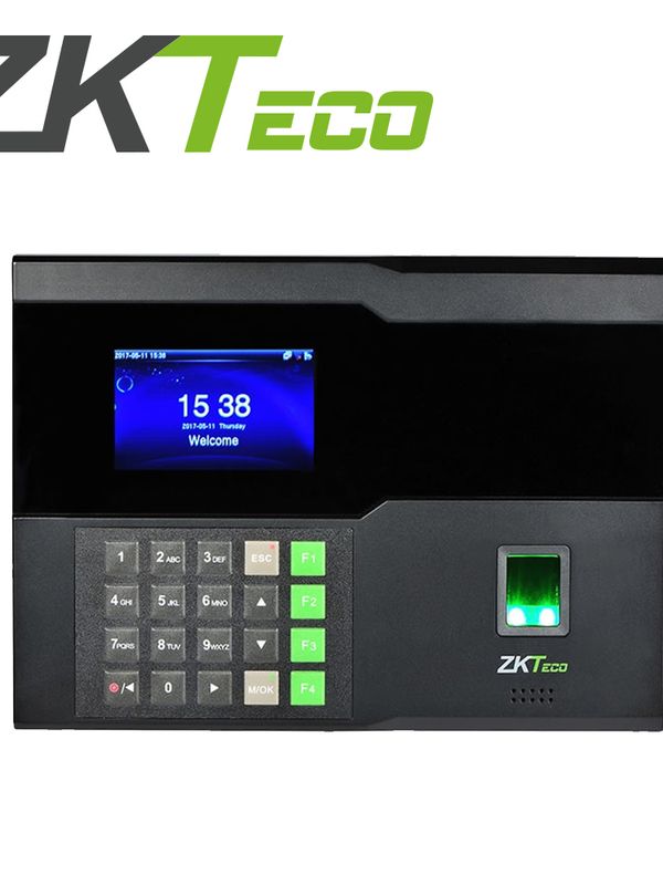 Checador De Asistencia Zkteco In05/mf Adms Biometrico Silkid 3,000 Huellas 10,000 Tarjetas 13.56mhz 100,000 Registros Tcp/ip Poe Wifi Rs232 Bateria De Respaldo Interna