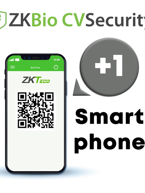 Licencia Bio Cvsecurity Modulo De Aplicacion Movil Zkcv-app-emp-addon-p1 Para Agregar 1 Cuenta De Empleado En Smartphone Android Y Iphone