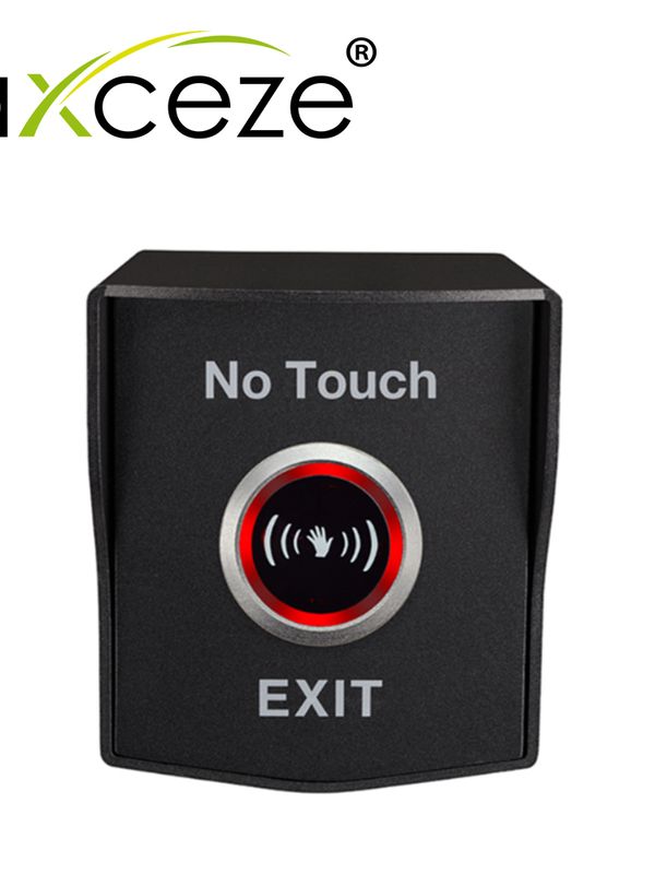 Boton De Peticion De Apertura Para Exterior Sin Contacto   Axceze   Ax-b200 Grado De Proteccion Ip68 Carcasa Metalica En Color Negro Cuenta Con Salida De Relevador Competo   Com.   N.o.   N.c.    Distancia De Deteccion  0 A 10 Cm   Cuenta Con Led Indicador De Estado Dimensiones 78 X 91.5 X 61 Mm