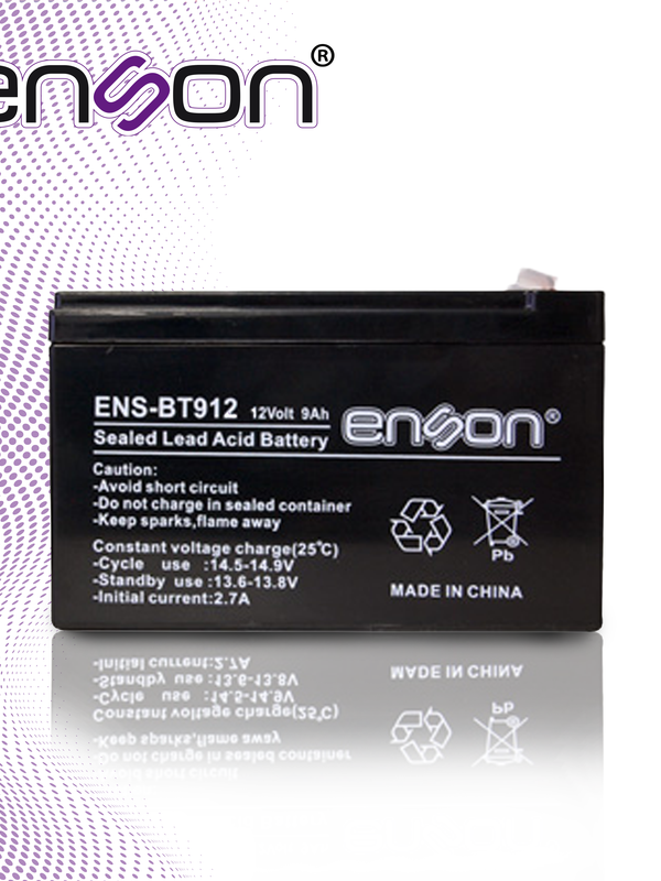 Bateria De Respaldo Enson Ens-bt912 12vdc 9a Base Plomo-acido Para Fuentes De Poder Y Sistemas De Respaldo