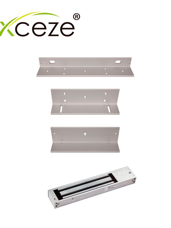 Ml620 Kit Con 1x Chapa Magnetica Ax-m620l + 1x Bracket Tipo Zl Ax-m620zl Para Puerta De Madera O Metal Con Marco