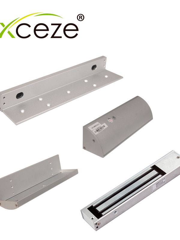 Mlc620 Kit Con 1x Chapa Magnetica Ax-m620l + 1x Bracket Tipo Zlc Ax-m620-zlc Para Puerta De Madera O Metal