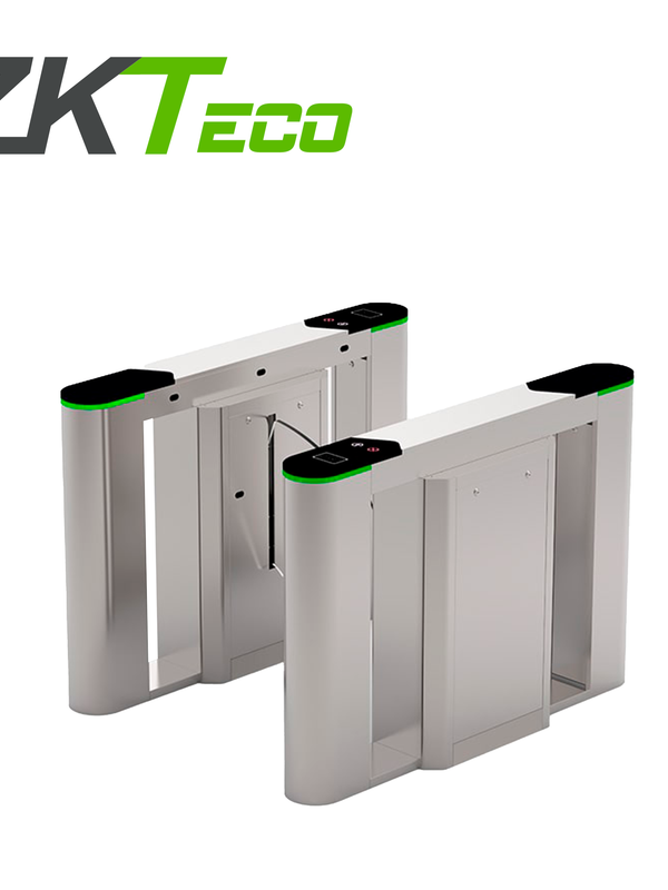 Torniquete De Media Altura Con Aletas Acrilicas Bidireccional Zkteco Fbl6000 Construida En Acero Inoxidable Para Crear Un Carril Velocidad De Cruce De 30 Personas Por Minuto Instalacion En Interior Equipado Con Infrarojos Para El Cruce De Personas Combinable Con Fbl6200 Para Crear Mas Carriles No Incluye Panel Ni Lectora