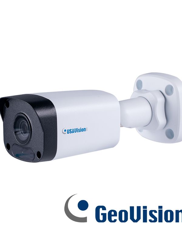 Camara Ip Bullet Geovision Ua-b40004f / 4mp / H265 / Lente Fijo 4 Mm /  Carcasa Metalica / Super Low Lux / Ir 30m / Onvif / Ip67 (requiere Licencia Para Software Geovision)