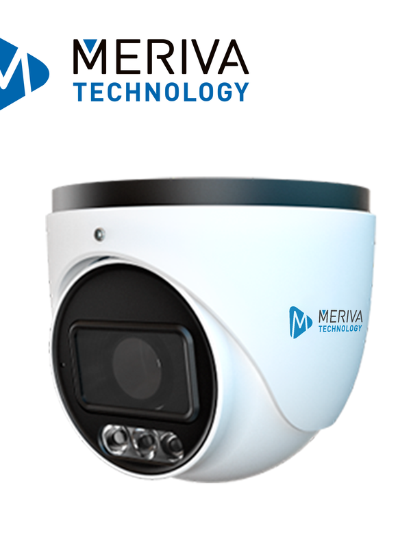 Camara Ip Turret Meriva Technology Mtd400uc-fr / 4mp / H.265+ / 2.8mm / Ultra Color Ai Isp / Reconocimiento Facial Embebido / Deteccion Y Captura De Rostro / Comparacion Facial / Luz Calida 20 A 30 M / Wdr / Microfono Integrado / Entrada Y Salida De Audio / Soporta Micro Sd Hasta 1 Tb / Ip67 / Metalica / 12 Vcd / Poe / Onvif / Mia 2.0 / Video Estructurado / Clasificacion Humano Y Vehiculo / Cruce