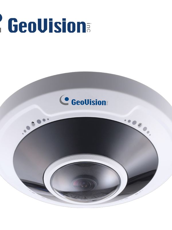 Camara Ip Fisheye Geovision Gv-fer5702 / 5mp / 1.4 Mm/ H265 / Ir Inteligente 20 Mts / Wdr Pro / Salida De Alarma/ Ranura Para Micro Sd / Microfono Embebido / 12vcd & Poe / Onvif / Ik10 / Ip66