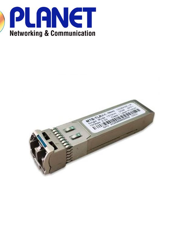 Transceptor Para Fibra Optica Monomodo Planet Mtb-tsr2 / Velocidad De Transmision 10gbps / Distancia De Transmision 2 Kilometros/ Tipo De Conector Lc / Longitud De Onda 1310 Nm / Ddm / Temperatura De Operacion -40 - 85 Grados Celsius