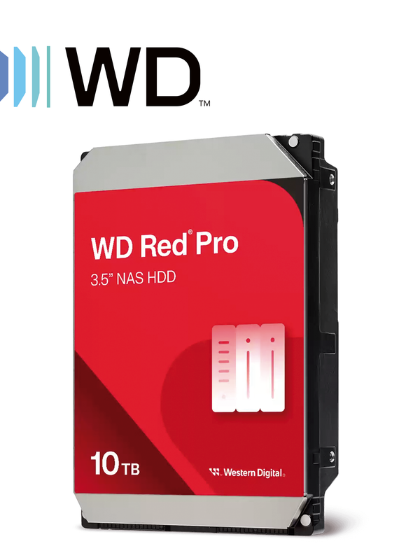 Dd Disco Duro Wd102kfbx Wd Red Pro 3.5 Sata 10tb Cache 256mb 7200rmp Especial Para Almacenamiento Y Nas Hasta 24 Bahias