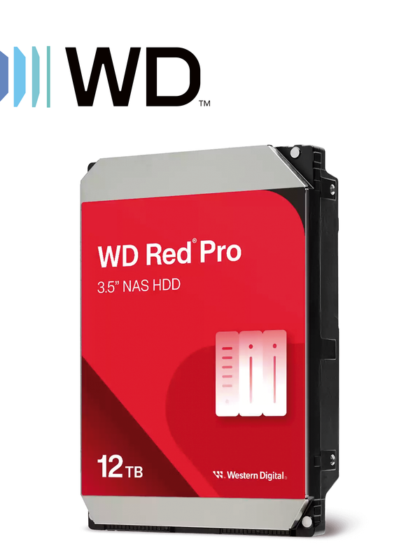 Dd Disco Duro Wd122kfbx Wd Red Pro 3.5 Sata 12tb Cache 512mb 7200rmp Especial Para Almacenamiento Y Nas Hasta 24 Habias