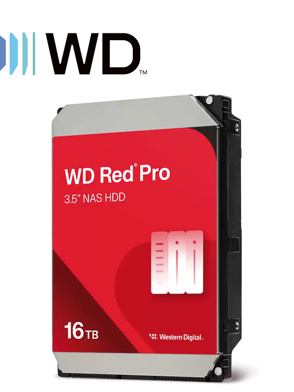 Dd Disco Duro Wd161kfgx Wd Red Pro 3.5 Sata 16tb Cache 256mb 7200rmp Especial Para Almacenamiento Y Nas Hasta 24 Bahias