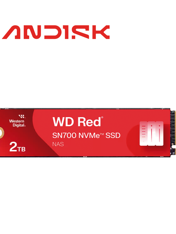 Ssd Wd Red Wds200t1r0c 2tb Sn700 Nvme M.2 Pci Express 3.0 Escritura 2900 Mbs Lectura 3400mbs