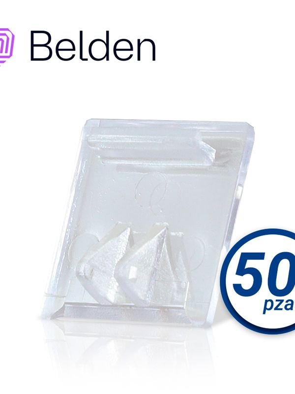 Cubierta Antipolvo Para Jack Modular Belden Ax101790 Transparente 50 Pza