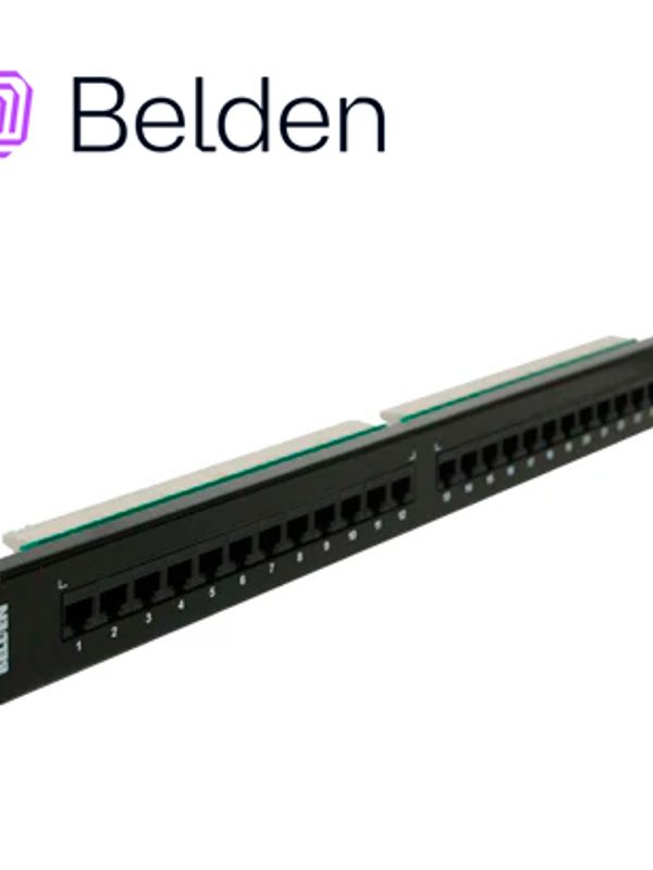 Patch Panel Belden Ax103258 Cat5e 24ptos 1u Precargado