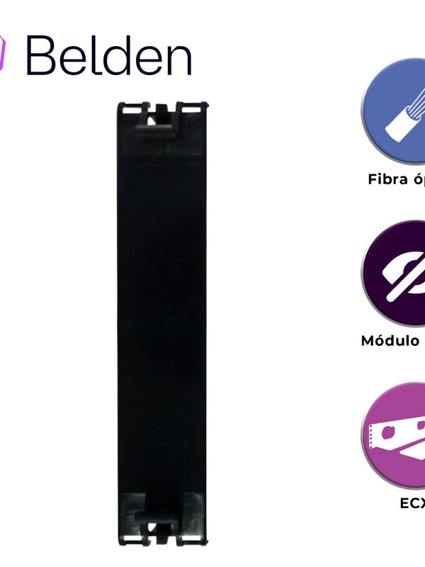 Placa Ciega Fx Ecx Belden Ffzx00bb / Fiberexpress