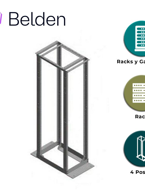 Rack Vertical De 4 Postes Belden Xdr8419-3102836 / Interior / Negro / 45ur