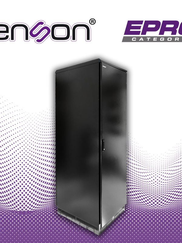 Gabinete Exterior 42ur Enson Ens-rkgb042u8 600x800 Fabricado En Acero Con Tira Sellada En Puerta Delantera Y Trasera