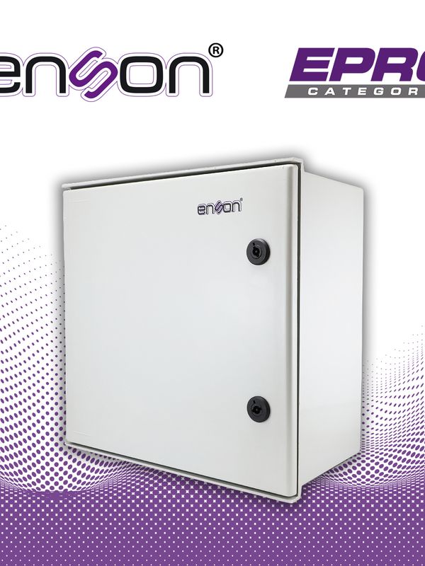 Gabinete Tipo Nema Enson Ens-nem442 De Polyester 400x400x200mm Ip66 / Nema4 Ideal Para Instalacion Y Resguardo De Equipos Electronicos En Intemperie