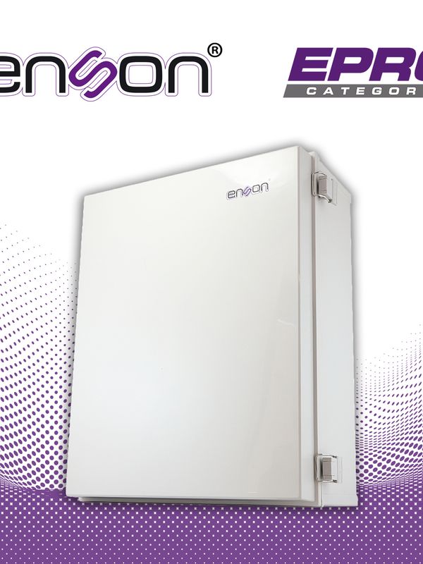 Gabinete Tipo Nema Enson Ens-pce4050 De Polyester 500x400x200mm Ip66 / Nema4 Ideal Para Instalacion Y Resguardo De Equipos Electronicos En Intemperie