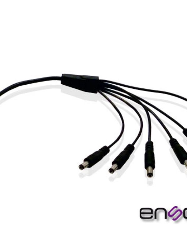 Distribuidor Tipo Pulpo Enson Ens-dc16 De 1 A 6 Canales Ideal Para Alimentacion De Camaras De Cctv