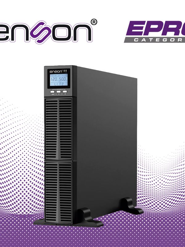Ups Enson Ens-ol1000rt / 1000va-1000w / Topologia On-line Doble Conversion / Factor De Potencia 1.0 / Pantalla Lcd / Voltaje De Entrada-salida 100v - 110v - 120v - 127v