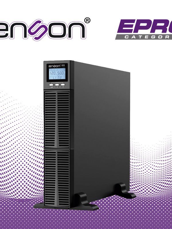 Ups Enson Ens-ol2000rt / 2000va-2000w / Topologia On-line Doble Conversion / Factor De Potencia 1.0 / Pantalla Lcd / Voltaje De Entrada-salida 100v - 110v - 120v - 127v