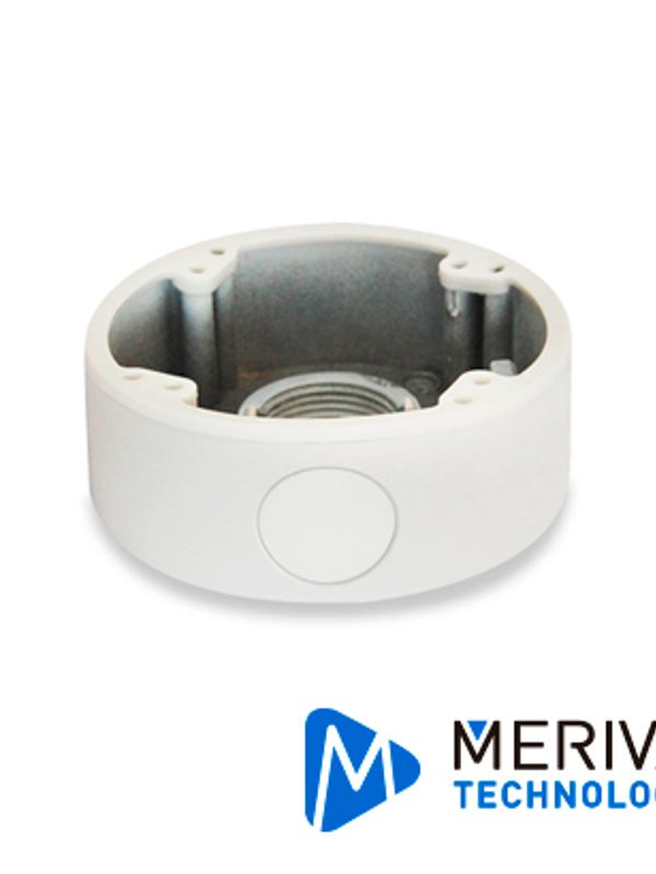 Caja De Conexiones Redonda Meriva Technology Mva-hcmfd30  / Metalica / Ip66 / Compatible Con La Camara Mfd-eb600f