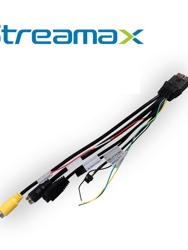 Cable De Expansion De Canal Streamax M1n2.0-expan / Conector Av De 20 Pines / Ipc 2 / Avout / Terminal 232-2 Rx / Terminal Can 2 (can-h Y Can-l ) / Gnd / Compatible Con M1n 2.0