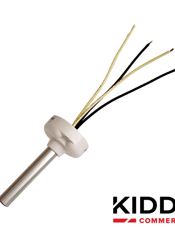Detector De Calor Convencional/ Kidde 302-aw-194/ Compensacion De Velocidad/ Montaje Vertical/ Todo Clima Fm Y Ul -40 Grados Centigrados *requiere Modulo De Supervision Para Su Integracion A Pane De Incendio*