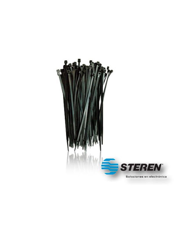 Cinchos Steren Ty25 Bolsa Con 100 Pzs C/u Permiten Sujetar Y Organizar Cables De Manera Permanente En Interiores Y Exteriores