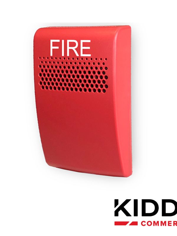 Sirena De Pared Compacta, Marca Kidde. Modelo Eg1arf, Compatible Con Los Paneles Vs1 Y Vs4