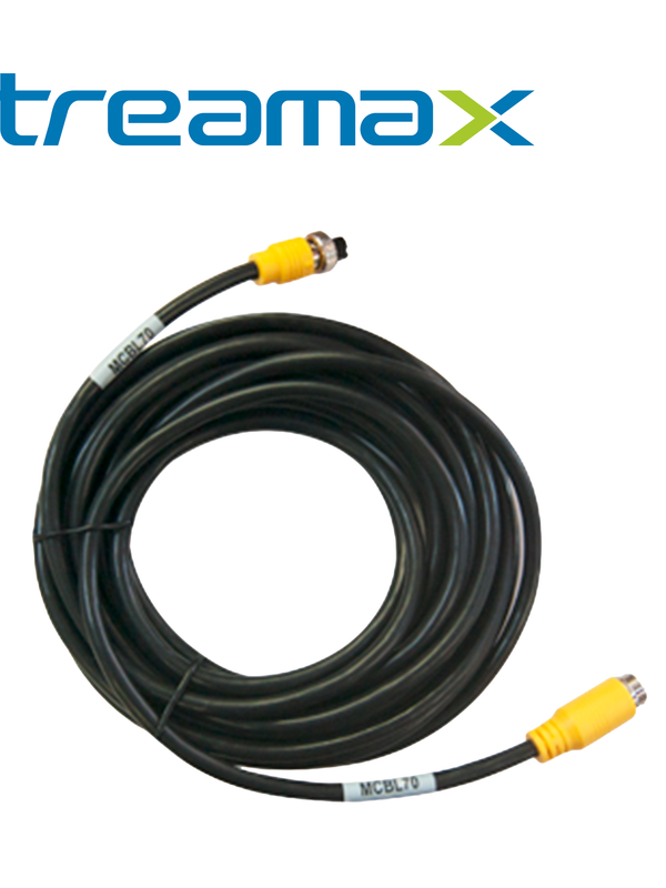 Cable Din De Aviacion Streamax Mcbl70 / 4 Pines / 7 Metros / Compatible Con Camaras Ahd