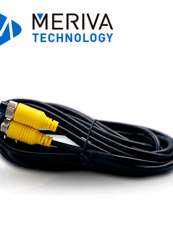 Cable Din De Aviacion Serie Eco Meriva Technology Mcbeip50 / 6 Pines / 5 Metros / Compatible Con Camaras Ip