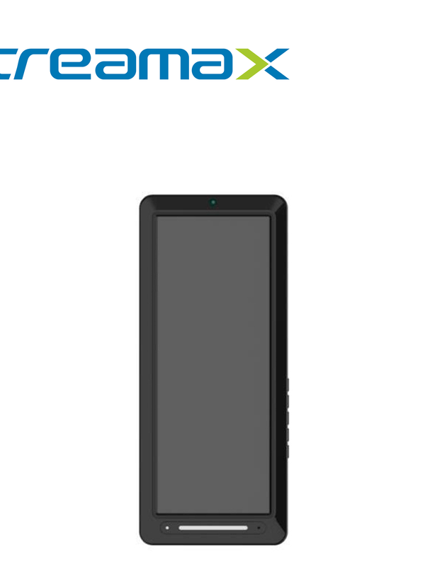 Display Tipo Retrovisor Streamax Mdp12s / 12.3 Pulgadas / Conector Din 4 Pines / Transmision De Video Y Audio De Camara Ipc / Pantalla Antirreflejo / Doble Vista Con Punto Ciego