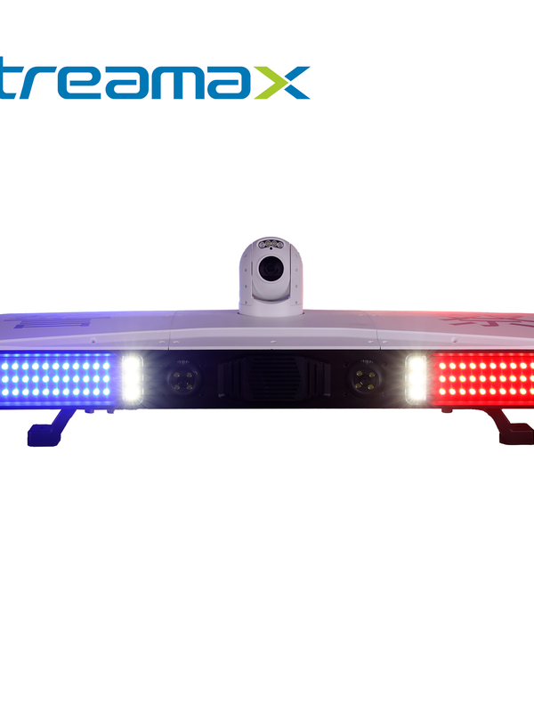 Barra De Luces Inteligentes Integrada Streamax Mpl100-police / 8 Camaras Hd Ia + 1 Camara Ptz Hd / Pantalla Touch Hd 10.1 Pulgadas / 4g / Wifi / Bluetooth / Reconocimiento Facial / Comparación Facial / Captura De Matriculas / 8-36vcd