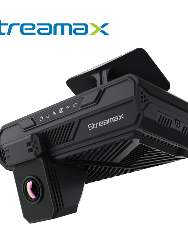Mdvr Tipo Dashcam Streamax Mad Max / 4mp Camara Frontal + 4mp Camara Cabina / 3.7mm Camara Frontal + 2.2mm Camara Cabina / 4g / Wifi / Bluetooth / Microfono Integrado / Soporta 1 Micro Sd (hasta 1 Tb) / 12-24 Vcd / Soporta Cuatro Camaras Adicionales (1 Ahd + 3 Ip)