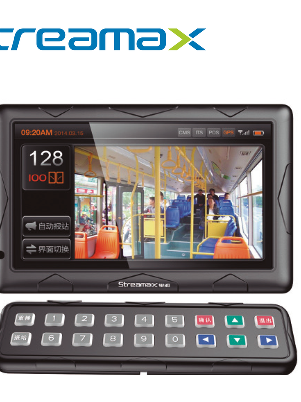 Pantalla Interactiva Streamax Cp5 Kit / 10.1 Pulgadas / Conector Din 10 Pines / Touch / Visualizacion De Camaras En Tiempo Real / Botones De Control De Imagen / Compatible Con Mdvrs Serie Mx3npro Y A8pro