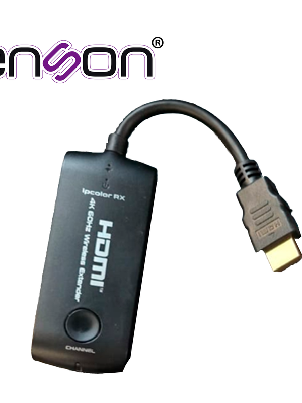 Extensor Inalambrico Tipo-c A Hdmi Enson Epro-488type-c / Entrada Usb Tipo-c A Salida Hdmi / Resolucion 4k 60hz Hasta 4096x2160 / Alcance Inalambrico Hasta 20 M Linea De Vista / Soporta Hasta 16 Transmisores A 1 Receptor / Tecnologia Ipcolor Stream / Banda 5g / Baja Latencia / Emparejamiento Ssid Y Cambio De Canal / Plug And Play / Operacion Continua 24/7