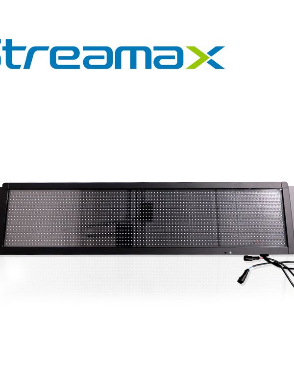 Anunciador Display Streamax Aside Led / 18-32 Vcd / 84.8 X 22 X 5 Cm / Visibilidad 2-80m