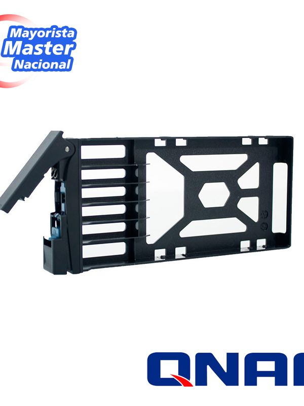Qnap Tray-25-nk-blk02 Ssd Tray For 2.5" Drives Without Key Lock, Black, Plastic
